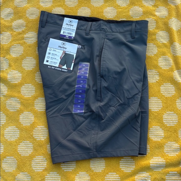 NWT Hurley All Day Hybrid Shorts in Gray. Men's 36. Classic skater/street style! - Picture 5 of 15